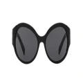 CELINE Woman Sunglasses Triomphe CL40271I - Frame color: Black, Lens color: Grey
