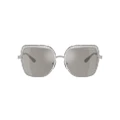 MICHAEL KORS Woman Sunglasses MK1141 Greenpoint - Frame color: Silver, Lens color: Silver Mirror