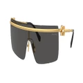 MIU MIU Woman Sunglasses MU 50ZS - Frame color: Gold, Lens color: Dark Grey