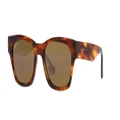 MAUI JIM Unisex Sunglasses Valley Isle - Frame color: Tortoise, Lens color: Bronze