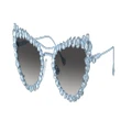 SWAROVSKI Woman Sunglasses SK7011 - Frame color: Matte Light Blue, Lens color: Grey Gradient
