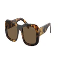 MIU MIU Woman Sunglasses MU 08ZS - Frame color: Honey Havana, Lens color: Dark Brown