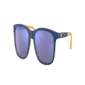 EMPORIO ARMANI Unisex Sunglasses EK4184 Kids - Frame color: Matte Blue, Lens color: Grey Mirror Water Polar
