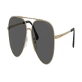 EMPORIO ARMANI Man Sunglasses EA2149D - Frame color: Matte Pale Gold, Lens color: Dark Grey