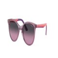 VOGUE EYEWEAR Unisex Sunglasses VJ2013 - Frame color: Transparent Cherry, Lens color: Violet Dark Grey