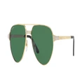 CARTIER Man Sunglasses CT0425S - Frame color: Gold, Lens color: Green