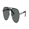 PRADA Man Sunglasses PR A54S - Frame color: Matte Black, Lens color: Dark Grey Polar