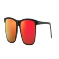 MAUI JIM Unisex Sunglasses One Way - Frame color: Black Matte, Lens color: Red Mirror Polarized