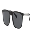 EMPORIO ARMANI Man Sunglasses EA4150 - Frame color: Rubber Black, Lens color: Grey