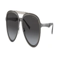 EMPORIO ARMANI Man Sunglasses EA2145 - Frame color: Shiny Transparent Smoke, Lens color: Gradient Grey