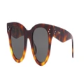 CELINE Woman Sunglasses CL4003IN - Frame color: Tortoise Blonde, Lens color: Grey