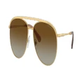 SWAROVSKI Woman Sunglasses SK7005 - Frame color: Gold, Lens color: Polar Gradient Brown