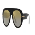 TOM FORD Man Sunglasses Cecil - Frame color: Black Shiny, Lens color: Brown