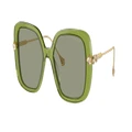 SWAROVSKI Woman Sunglasses SK6011 - Frame color: Trasparent Green, Lens color: Green