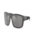 ARNETTE Man Sunglasses AN4336 Frambuesa - Frame color: Medium Grey/Black Matte/Shiny, Lens color: Grey Mirror Silver 80 Polar