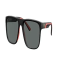 SCUDERIA FERRARI Man Sunglasses FZ6002U - Frame color: Matte Black, Lens color: Polarized Grey