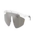 SCUDERIA FERRARI Unisex Sunglasses FZ6001 - Frame color: Transparent Grey, Lens color: Grey Mirror