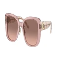 COACH Woman Sunglasses HC8352 CD472 - Frame color: Transparent Rose, Lens color: Brown Pink Gradient
