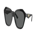 EMPORIO ARMANI Woman Sunglasses EA4221 - Frame color: Shiny Black, Lens color: Dark Grey