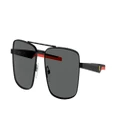 SCUDERIA FERRARI Man Sunglasses FZ5001 - Frame color: Matte Black, Lens color: Grey