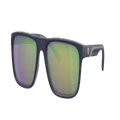 SCUDERIA FERRARI Man Sunglasses FZ6002U - Frame color: Blue Matte, Lens color: Green Violet Mirror