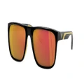SCUDERIA FERRARI Man Sunglasses FZ6002U - Frame color: Black, Lens color: Mirror Gold Red