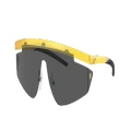 SCUDERIA FERRARI Unisex Sunglasses FZ6001 - Frame color: Opal Matte Yellow, Lens color: Grey