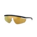 SCUDERIA FERRARI Unisex Sunglasses FZ6001 - Frame color: Matte Black, Lens color: Gold Mirror