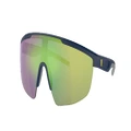 SCUDERIA FERRARI Unisex Sunglasses FZ6005U - Frame color: Matte Blue, Lens color: Green Violet Mirror