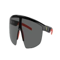 SCUDERIA FERRARI Unisex Sunglasses FZ6005U - Frame color: Black, Lens color: Grey