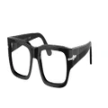 PERSOL Unisex Sunglasses PO3347S Adrien – Transitions - Frame color: Black, Lens color: Transitions Dark Grey