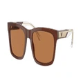 EMPORIO ARMANI Man Sunglasses EA4224 - Frame color: Shiny Opaline Brown, Lens color: Brown