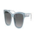 EMPORIO ARMANI Woman Sunglasses EA4227U - Frame color: Shiny Opaline Azure, Lens color: Grey Gradient