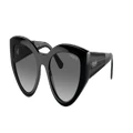 VOGUE EYEWEAR Woman Sunglasses VO5566S - Frame color: Black, Lens color: Gradient Grey