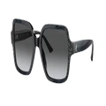 JIMMY CHOO Woman Sunglasses JC5005 - Frame color: Black Gradient Glitter, Lens color: Gradient Grey Polarized