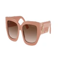 JIMMY CHOO Woman Sunglasses JC5017 - Frame color: Pink, Lens color: Gradient Brown