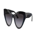 JIMMY CHOO Woman Sunglasses JC5004 - Frame color: Black Gradient Glitter, Lens color: Grey Gradient