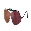 FERRARI Unisex Sunglasses FH1007 - Frame color: Matte Black, Lens color: Mirror Bronze