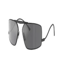 FERRARI Unisex Sunglasses FH1008 - Frame color: Matte Black, Lens color: Mirror Silver