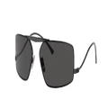 FERRARI Unisex Sunglasses FH1008 - Frame color: Black, Lens color: Grey