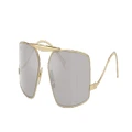 FERRARI Unisex Sunglasses FH1008 - Frame color: Pale Gold, Lens color: Mirror Gold