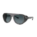 FERRARI Unisex Sunglasses FH2002QU - Frame color: Matte Grey, Lens color: Blue Gradient Polarized