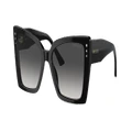 JIMMY CHOO Woman Sunglasses JC5001B - Frame color: Black, Lens color: Gradient Grey