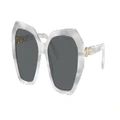 SWAROVSKI Woman Sunglasses SK6017 - Frame color: White, Lens color: Dark Grey