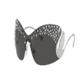 SWAROVSKI Woman Sunglasses SK7020 - Frame color: Silver, Lens color: Dark Grey
