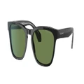 GIORGIO ARMANI Man Sunglasses AR8155 - Frame color: Black, Lens color: Green