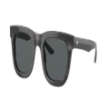 GIORGIO ARMANI Man Sunglasses AR8171 - Frame color: Striped Grey, Lens color: Polarized Dark Grey