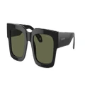 GIORGIO ARMANI Man Sunglasses AR8184U - Frame color: Black, Lens color: Polarized Green