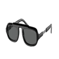 GIORGIO ARMANI Man Sunglasses AR8203 - Frame color: Black, Lens color: Dark Grey