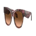 GIORGIO ARMANI Woman Sunglasses AR8195U - Frame color: Bordeaux Havana/Havana Grey, Lens color: Pink Gradient Brown